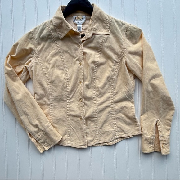 Talbots Tops - Talbots Cream Stretch Shirt